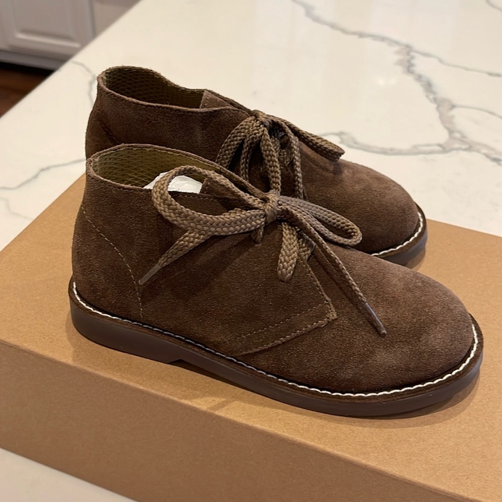 NWT CREWCUTS SUEDE BOOTS SIZE 13